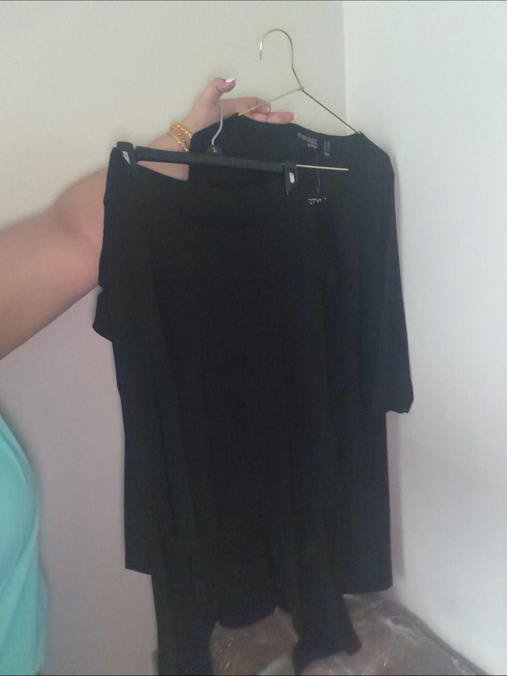 Classic Black Women’s Top and dress and matching pants